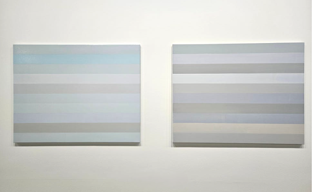 안규철, ‘7월의 날씨(왼쪽)’와 ‘11월의 날씨’. /김경미 기자