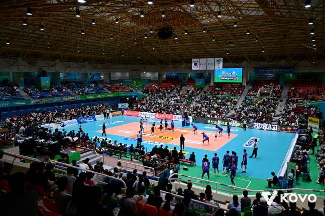 2025 여수·NH농협컵 프로배구대회가 열린 전남 여수 진남체육관. /사진=한국배구연맹 제공
