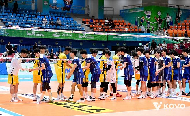 14일 열린 삼성화재-KB손해보험의 경기 모습. 사진=KOVO