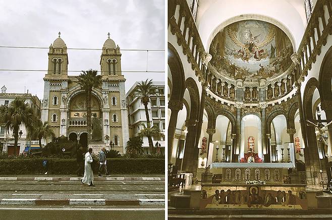 도심에 자리한 성 빈센트 드 폴 대성당