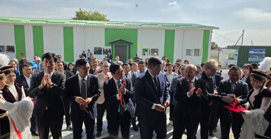 '키르기스스탄 채소종자 생산기반 구축사업' 준공식. 농식품부 제공