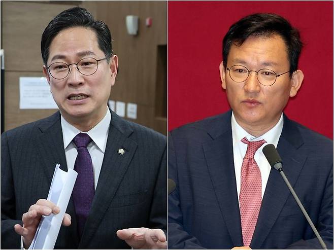국민의힘 박수영 수석정책부의장·김형동 정책부의장 ⓒ뉴시스