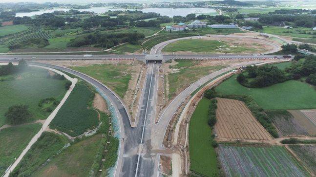 새만금-전주 고속도로 전경. ⓒ데일리안 이호연 기자