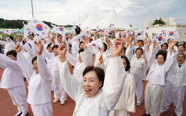 ▲ 지난해 열린 제 46회 양양문화제에서 양양 만세운동 재현행사가 진행되고 있다.  양양문화원 제공