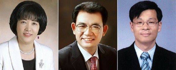 이사장 김숙희 목사, 대표회장 강형규 목사, 대표 서정형(왼쪽부터)