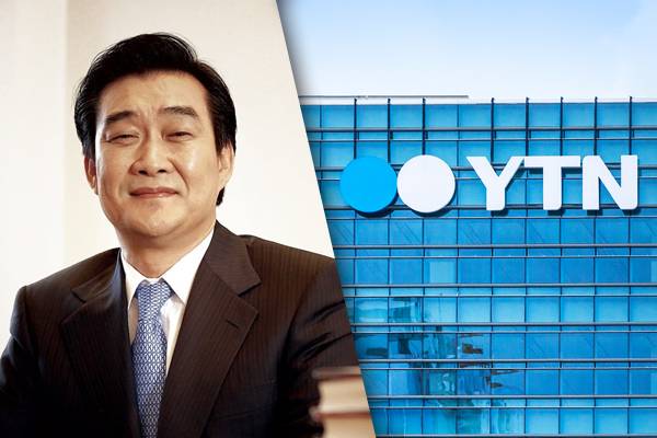 ▲ 유경선 유진그룹 회장(왼쪽)과 YTN 사옥.