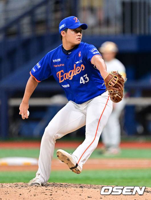한화 정우주. /OSEN DB