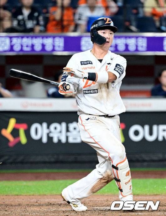 [OSEN=최규한 기자] 한화 이도윤. 2025.09.03 / dreame@osen.co.kr
