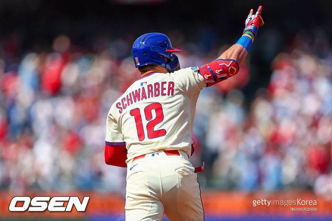 [사진] 필라델피아 필리스 카일 슈와버. ⓒGettyimages(무단전재 및 재배포 금지)