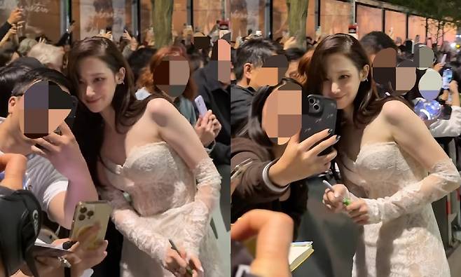 전종서가 완벽한 드레스 핏으로 전 세계 팬들을 홀렸다. 전종서 SNS 캡처