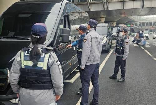 무등록 승객 운송 단속 [인천경찰청 제공. 재판매 및 DB 금지]