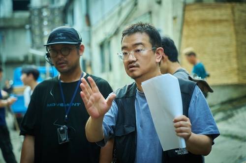영화 '얼굴' 촬영 현장서 연상호 감독 [와우포인트 제공. 재판매 및 DB 금지]
