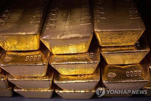 미 뉴욕주 웨스트포인트 조폐소에 보관된 금괴 [로이터 연합뉴스 자료사진. 재판매 및 DB 금지]