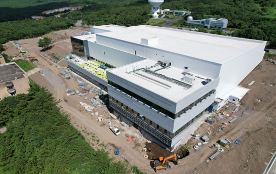 공사 중인 제주한화우주센터 모습. 사진=제주도 제공