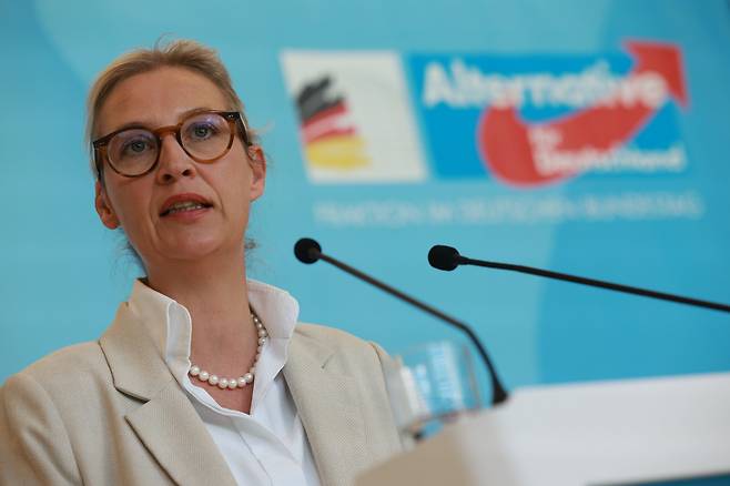 앨리스 바이델 독일을 위한 대안(AfD) 공동대표. /EPA=연합뉴스