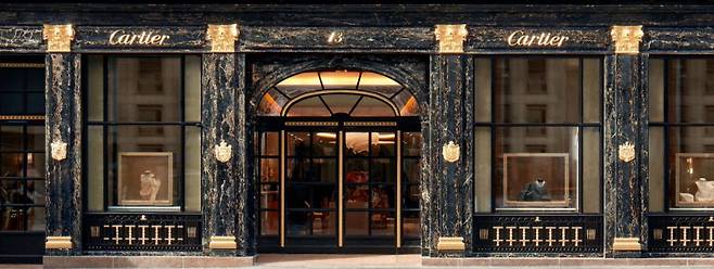 까르띠에 매장 전경. 까르띠에 홈페이지