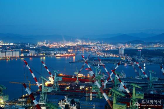 울산 미포국가공단 전경. 사진 울산시