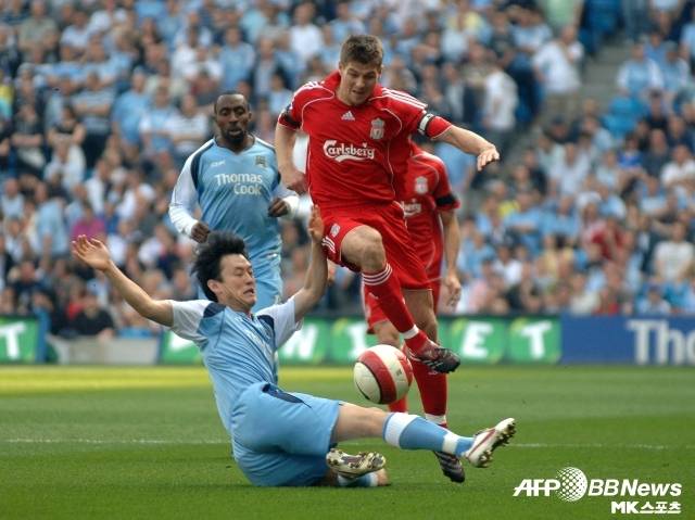맨체스터 시티에서 6년간 활약한 순지하이, 그는 최근 중국 축구를 향해 강력한 일침을 가했다. 사진=AFPBBNews=News1
