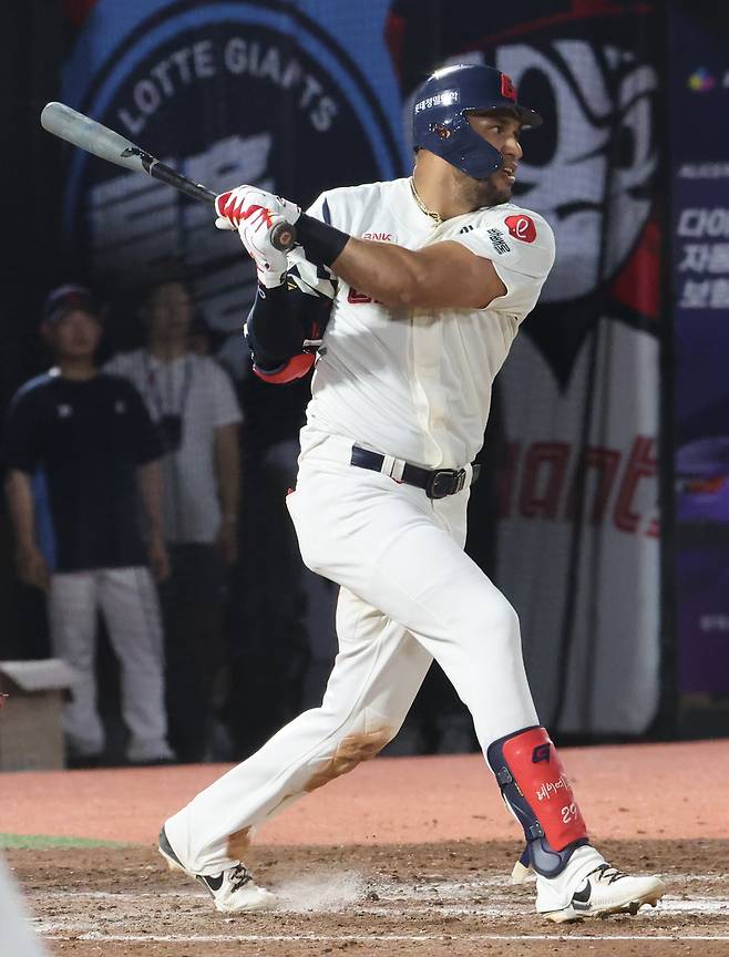 롯데 빅터 레이예스. 연합뉴스