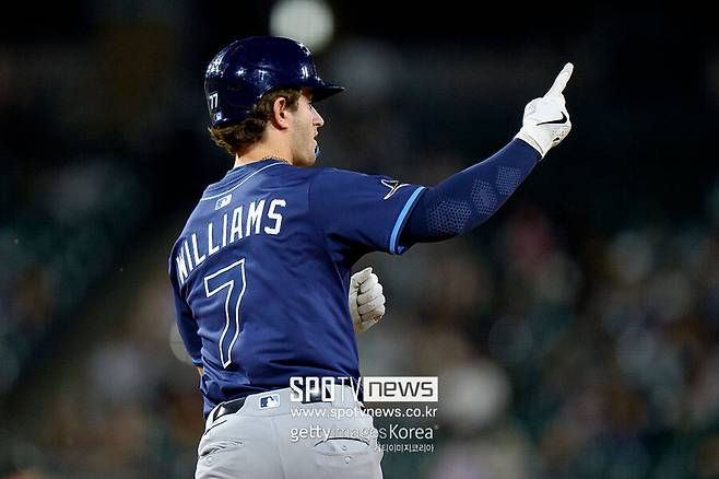 ▲ 카슨 윌리엄스는 메이저리그에서도 홈런포를 3개나 쏘아올리며 파워툴을 증명했지만 삼진율을 줄여야 한다는 뚜렷한 과제를 동시에 보이고 있다.