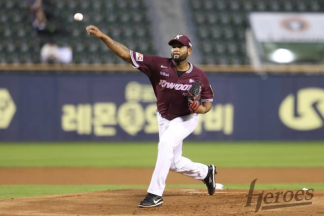 ▲ 라울 알칸타라 ⓒ키움 히어로즈