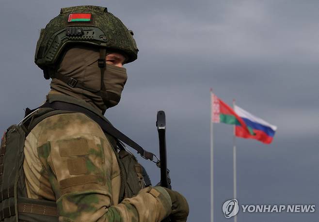 15일(현지시간) 러·벨라루스 합동 군사훈련 [로이터 연합뉴스. 재판매 및 DB 금지]