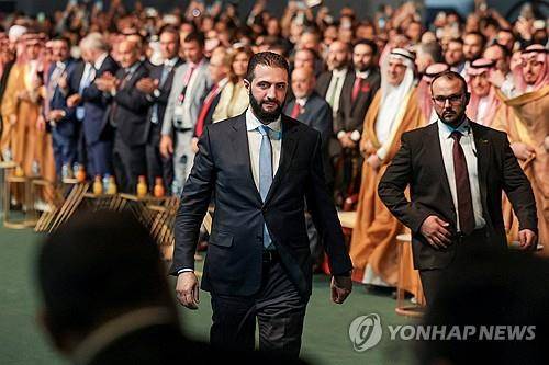 아메드 알샤라 시리아 임시대통령 [로이터=연합뉴스 자료사진. 재판매 및 DB금지]