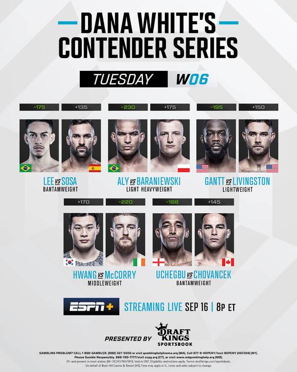 5경기가 열린 DWCS. ⓒUFC