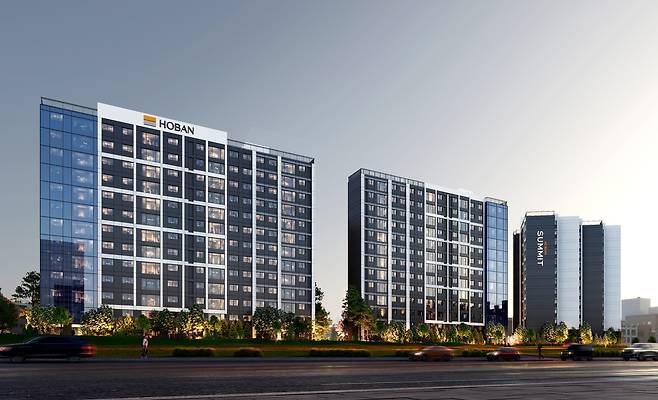 서울 양천구 신월동 144-20번지 가로주택정비사업 투시도. /호반건설 제공