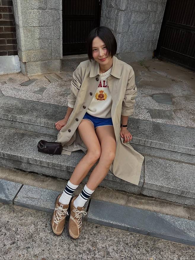 에샤페 운동화를 착용한 김나영 인스타그램 @nayoungkeem