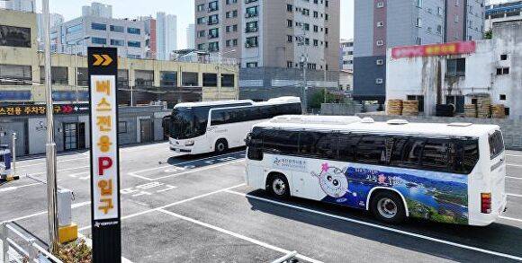 중앙시장 버스전용주차장 [사진=대전동구]