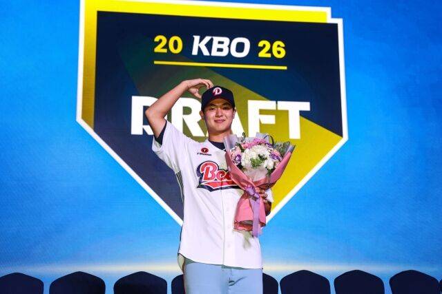 2026 신인드래프트 3라운드 전체 27순위로 두산 베어스의 지명을 받은 서준오./두산 베어스