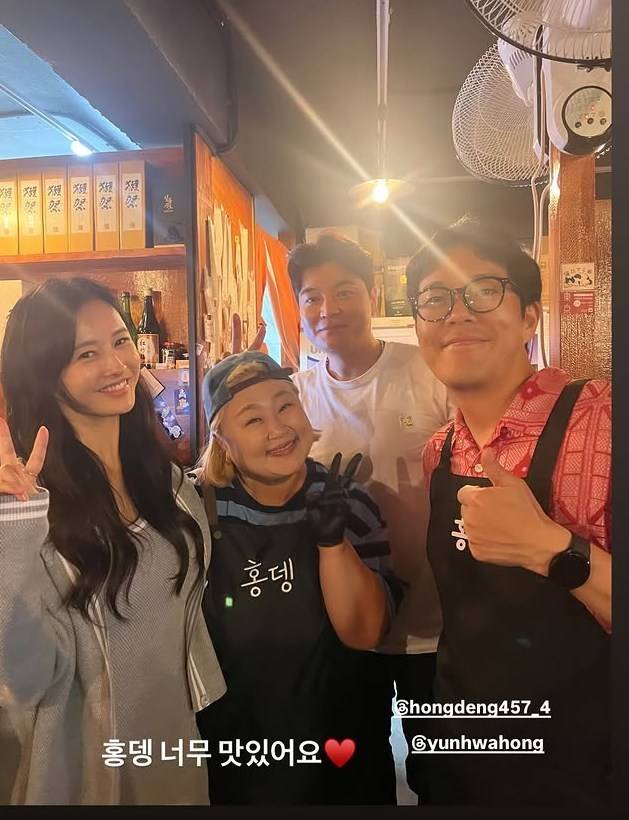 추신수 하원미 부부, 홍윤화 김민기 부부 /사진=하원미 소셜미디어