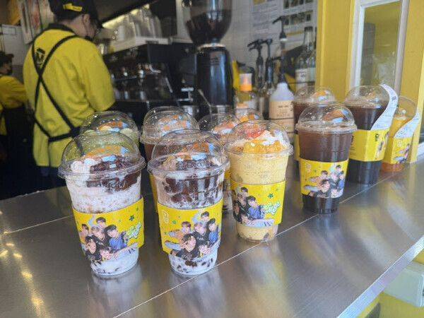 메가MGC커피 1인 컵빙수. 메가MGC커피 제공