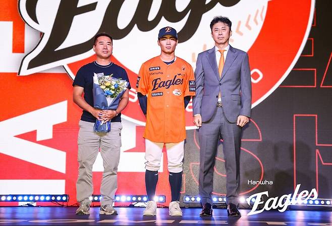 ▲ 한화는 팀 외야와 기동력이 부족하다는 판단 하에 투수 대신 야수에 3순위 지명권을 투자했다 ⓒ한화이글스