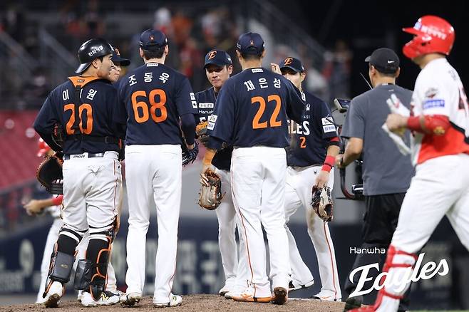 ▲ 9월 들어 9승2패를 기록하며 중요한 무대를 앞두고 경기력을 끌어올리고 있는 한화 ⓒ한화이글스