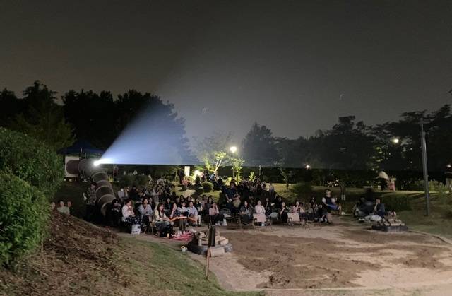 덕진공원 야호맘껏숲놀이터 모습/사진=전주국제영화제 제공