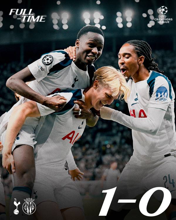 출처=토트넘 SNS