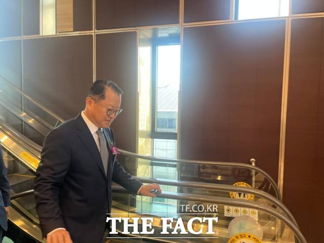 김희철 한화오션 대표이사가 18일 제22회 조선해양의 날 기념식에 참석하고 있다. /최의종 기자