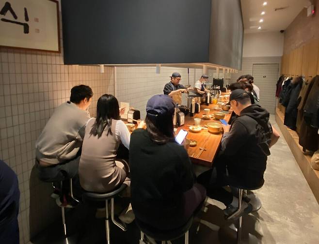 옥동식 뉴욕점 내부. 옥동식 제공