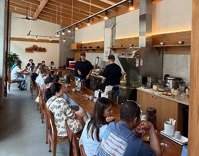 옥동식 하와이점 내부. 옥동식 제공