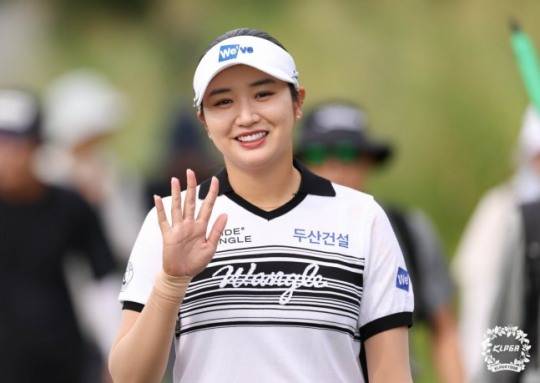 KLPGA 투어 하나금융그룹 챔피언십 1라운드 공동 선두 박혜준. /KLPGA