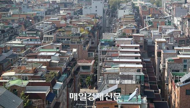 서울의 한 빌라 밀집지 전경. 매경DB