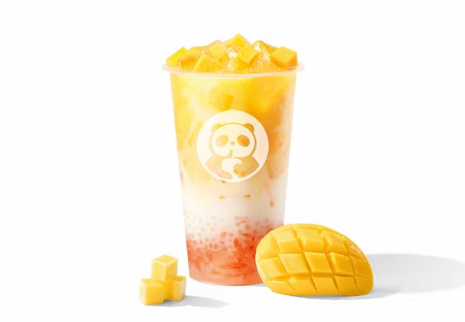 차백도는 판다 캐릭터가 돋보이는 중국의 프리미엄 밀크티 브랜드다. /사진=다이어리알