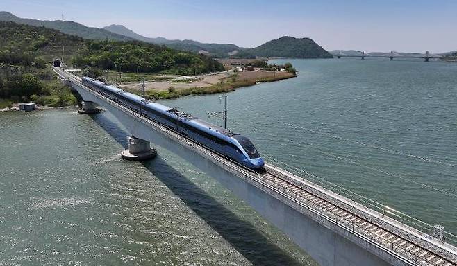 목포보성선 준고속철도 시범 운행. [사진 국가철도공단]
