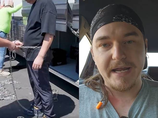 미국 이민 당국이 조지아주 현대차그룹-LG에너지솔루션 합작 배터리 공장을 급습해 근로자들을 체포·구금한 사태에 대해 자동차 공장에서 일하는 미국인 근로자가 비판한 영상이 화제가 되고 있다. [ICE 홈페이지 ·소셜미디어]