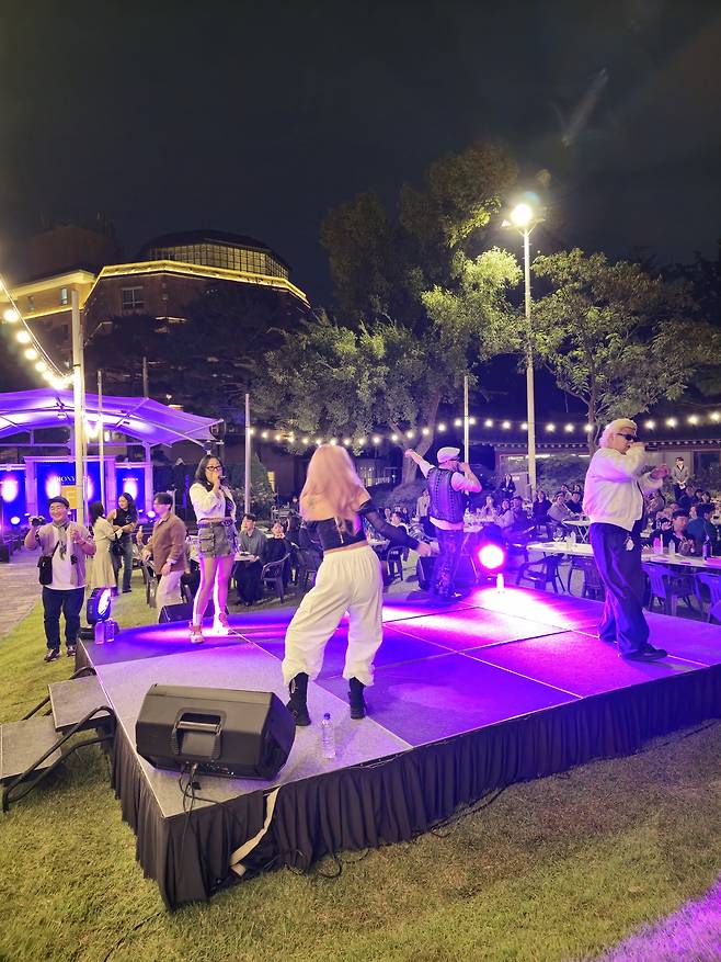 디오니소스 와인페어 공연. 최현태 기자