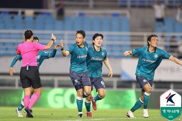 안산 그리너스. /사진=한국프로축구연맹 제공