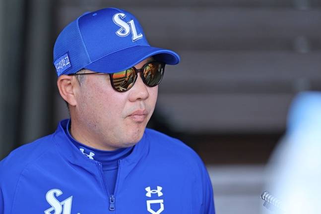 박진만 삼성 라이온즈 감독. /사진=삼성 라이온즈 제공