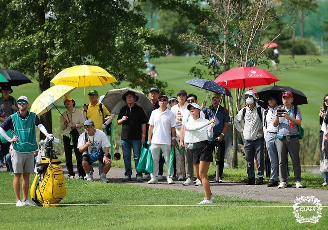 리디아 고의 아이언 샷. [KLPGA 제공. 재판매 및 DB 금지]